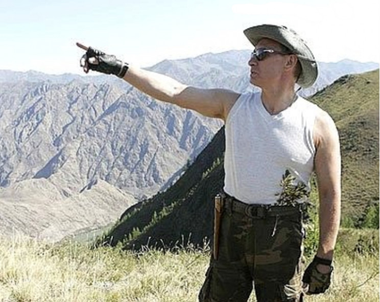 Strongman Vladimir Putin Strongman Vladimir Putin