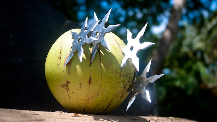 scrap weapons throwing stars