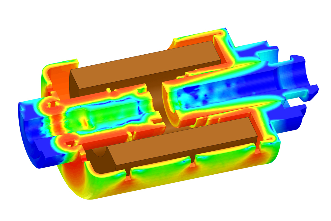 Ansys Student Electronic Actuator Electronic actuator simulation