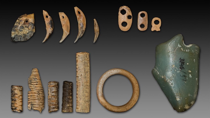 Artifacts found in Denisova Cave Artifacts found in Denisova Cave