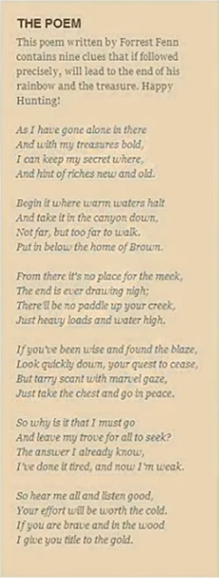 Fenn poem Fenn poem