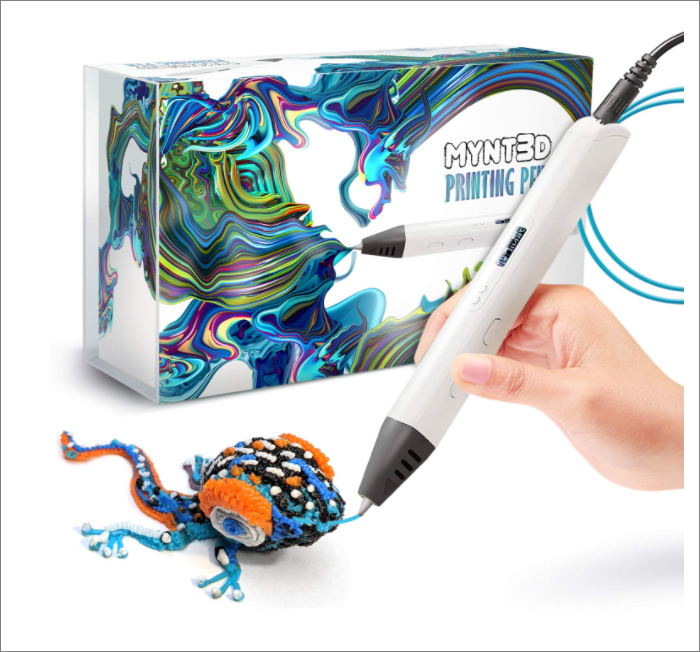 Mynt3D Printing Pen Artwork with a 3D printing pen