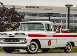 Honda Takes A Trip Down Memory Lane and restores This 1961 Chevy Pickup Truck