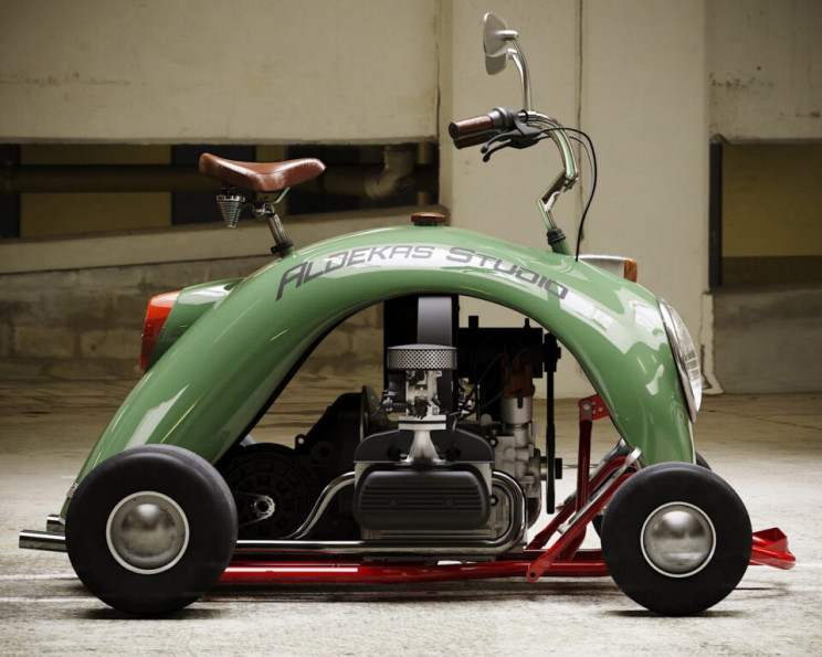 aldekas-studio-vw-beetle-kart-side-view Aldekas Studio VW Beetle Kart Side View