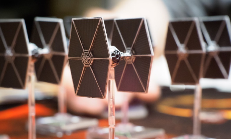 making star ships tie fighters