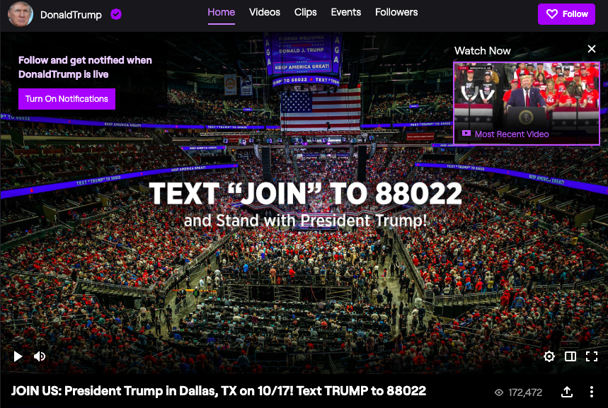 Donald Trump Joins Twitch, an Amazon-Owned Video Platform Donald Trump Joins Twitch, an Amazon-Owned Video Platform