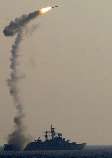 Vertically launched BrahMos Vertically launched BrahMos