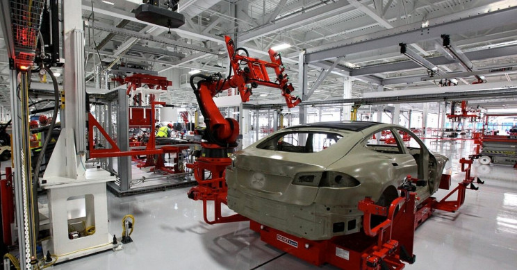 Tesla's China Factory Reportedly Halts Production Due to Component Shortage
