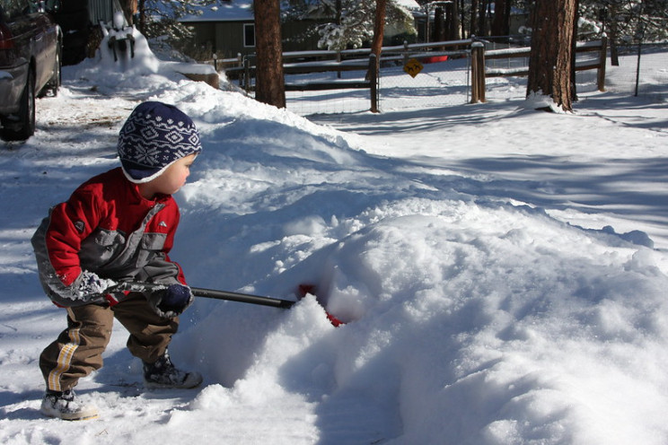 snow removal shovel snow