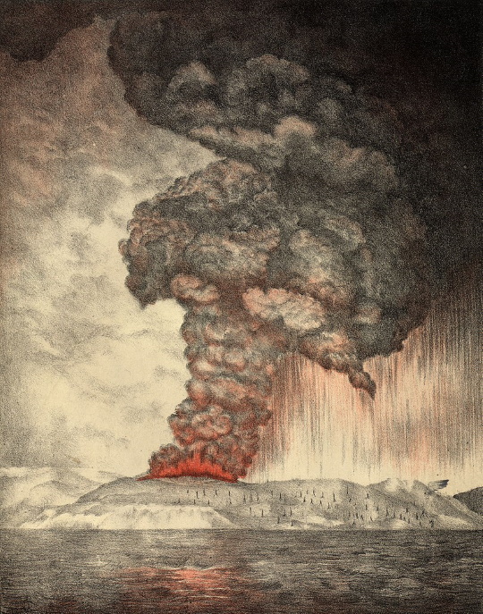 Krakatoa exploding Krakatoa exploding