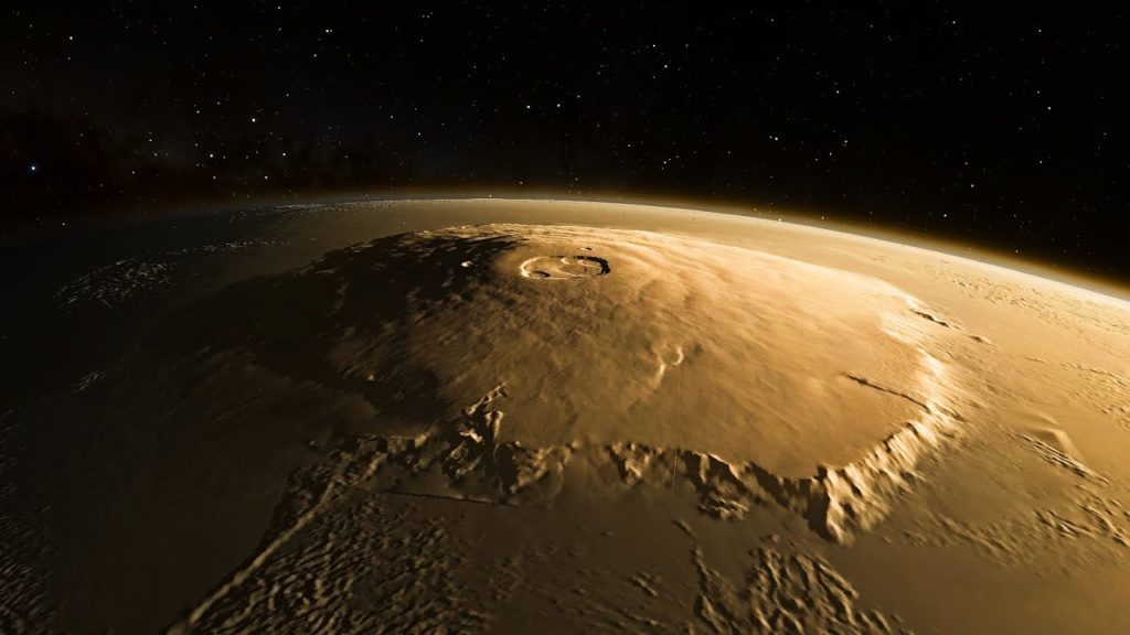 facts about mars olympus mons