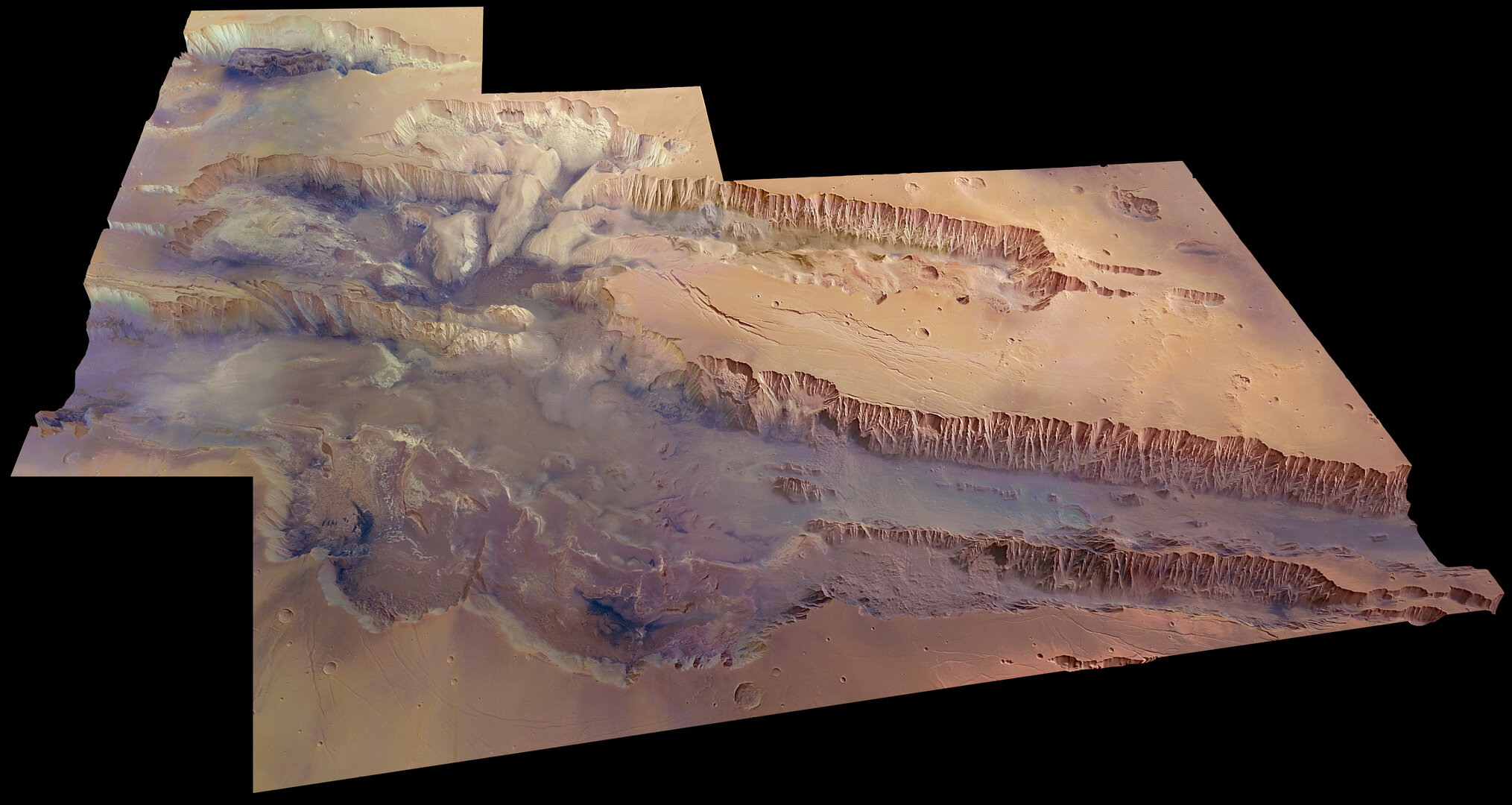 facts about mars valles marineris