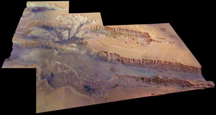 facts about mars valles marineris