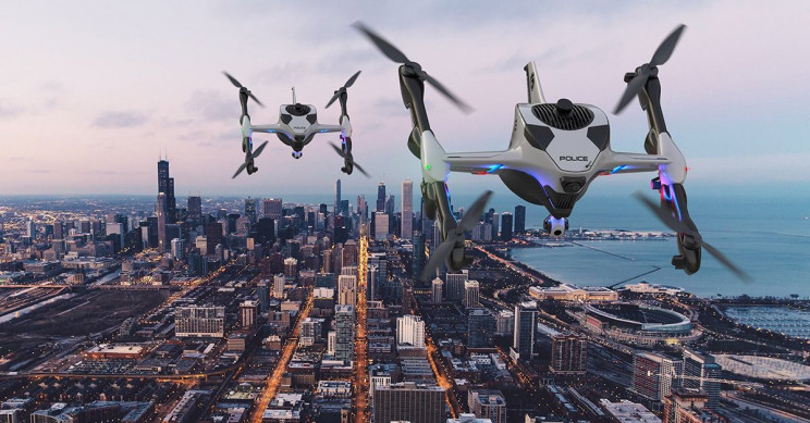新型140 MPH急救无人机可以在飞行中自行充电 1 新型140 MPH急救无人机可以在飞行中自行充电