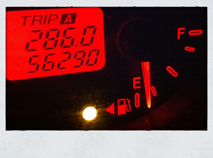 apollo 11 empty fuel