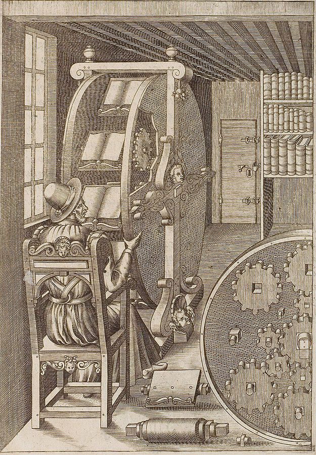 The Bookwheel Allowed 16th-Century Scholars to Read Multiple Books at One Time The Bookwheel Allowed 16th-Century Scholars to Read Multiple Books at One Time