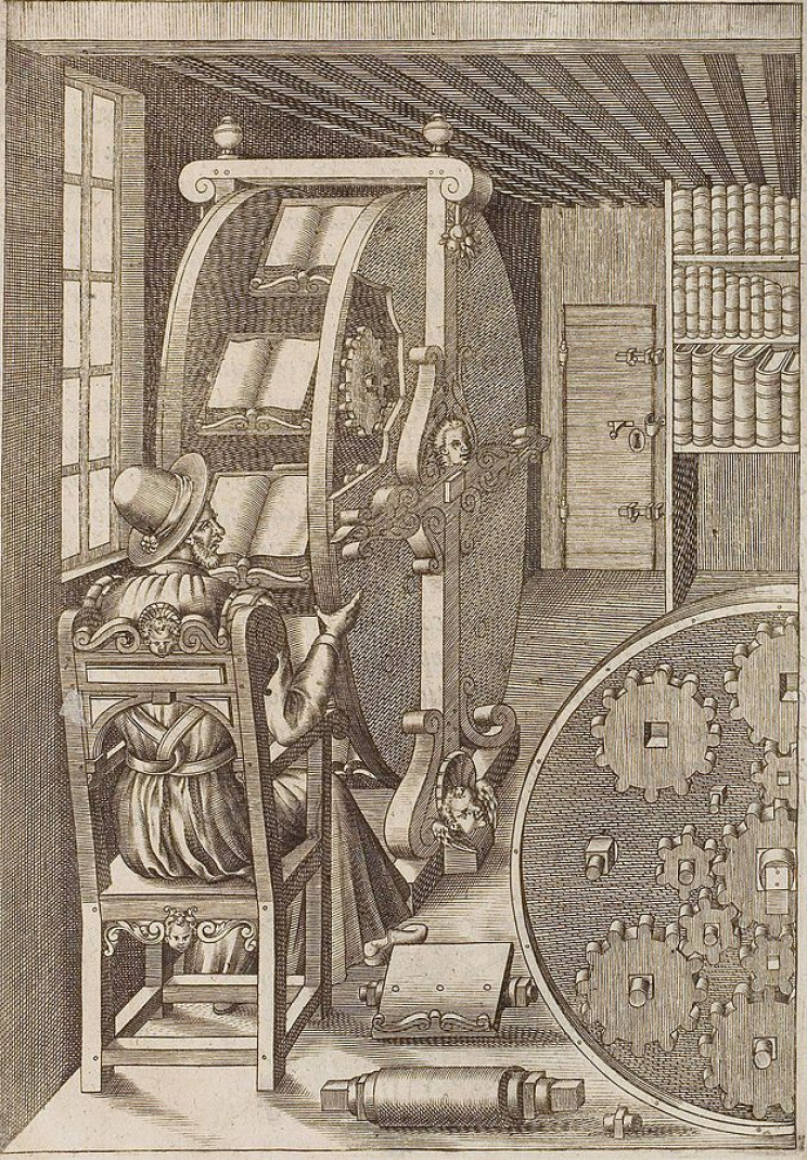 The Bookwheel Allowed 16th-Century Scholars to Read Multiple Books at One Time