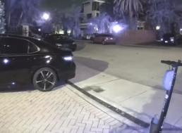 Fort Lauderdale Man Caught on Camera Cutting the Brakes on Electric Scooters
