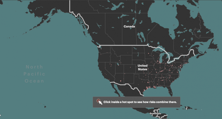 A New Map of the US Reveals Cancer-Causing Air Pollution in Great Detail A New Map of the US Reveals Cancer-Causing Air Pollution in Great Detail