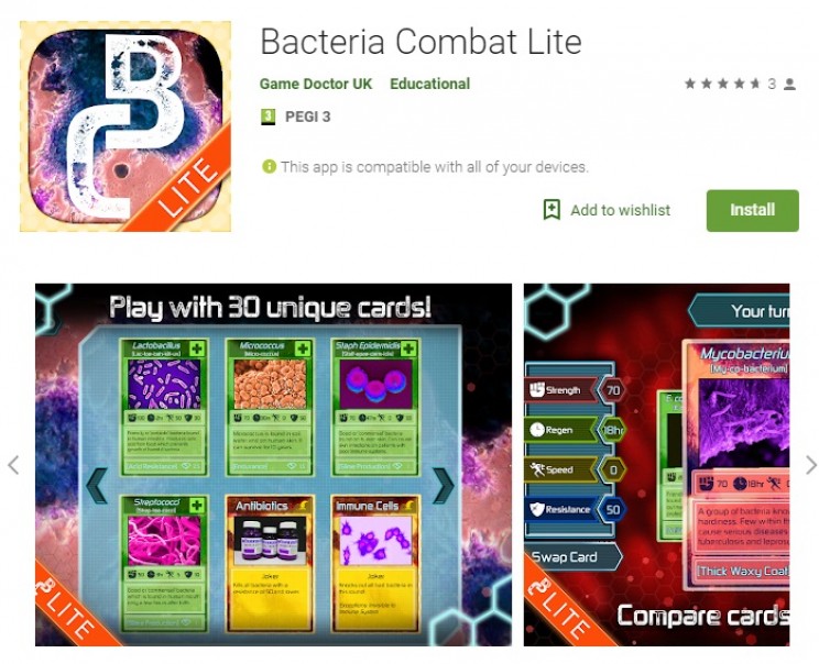 games about biology bacteria combat