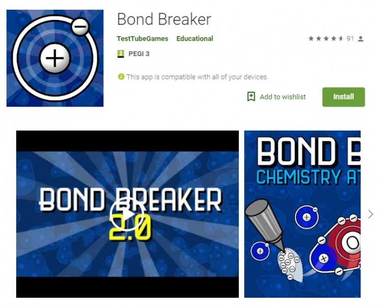 chemistry games bond breaker