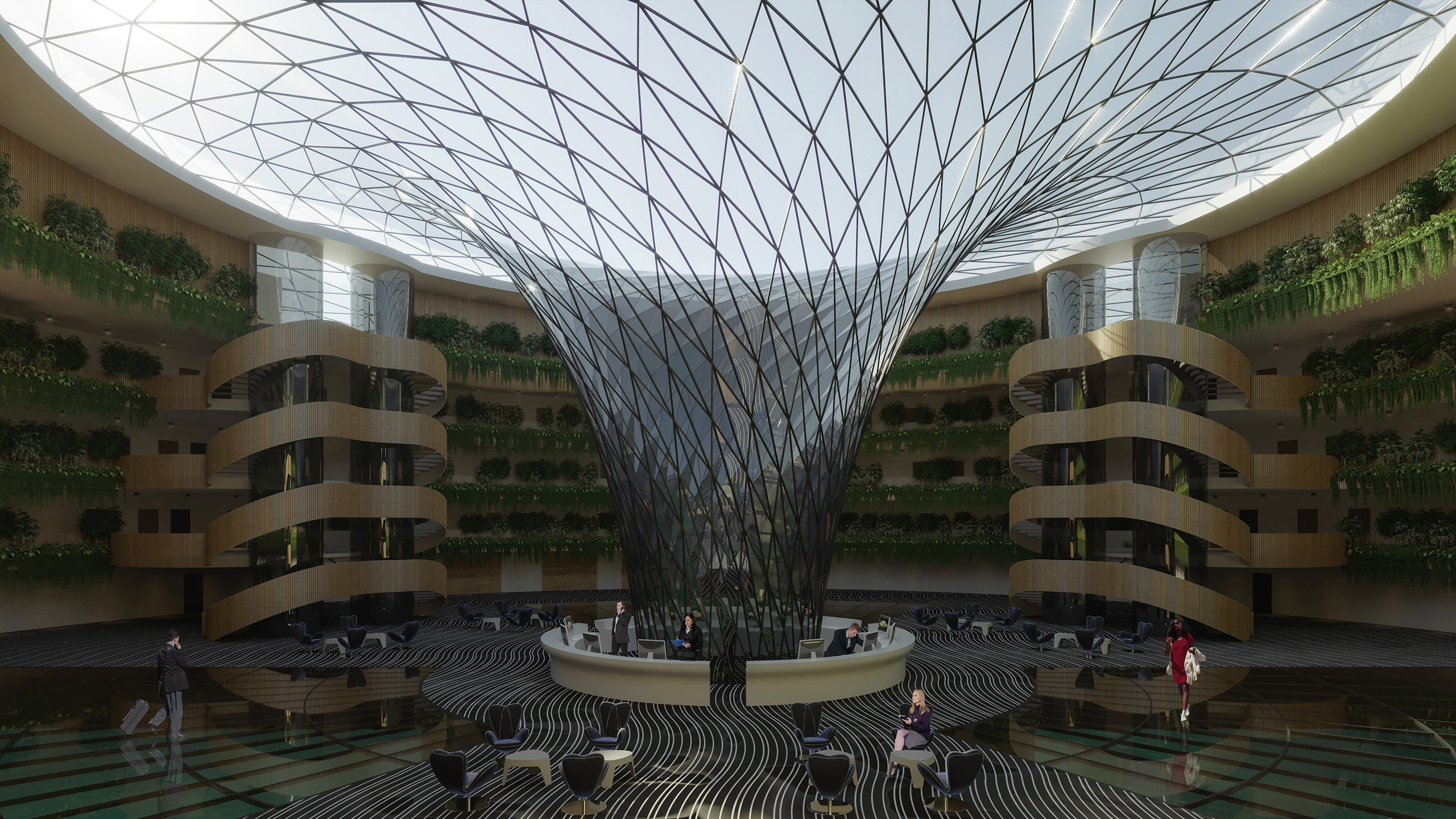 Five-Star Spinning Hotel Generates Its Own Power Five-Star Spinning Hotel Generates Its Own Power