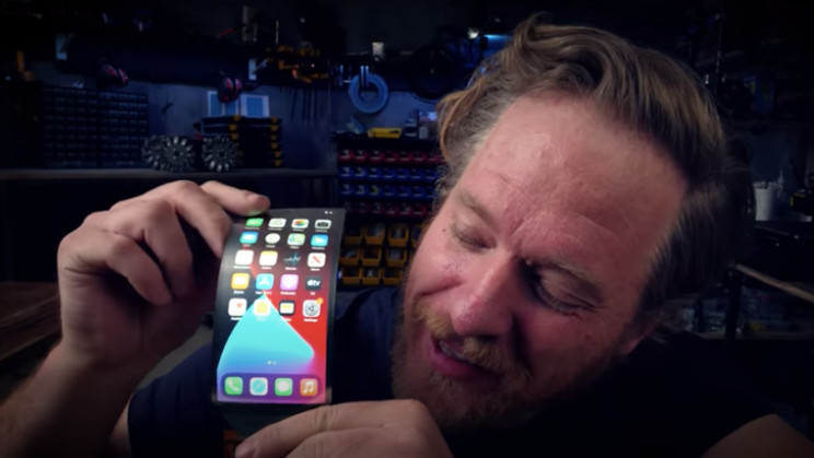Watch This Guy Build a Foldable iPhone Screen at Home
