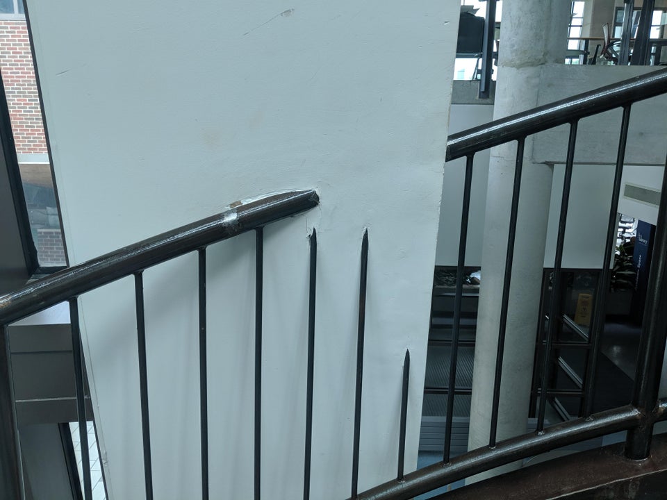 bad architectural designs stairs and column