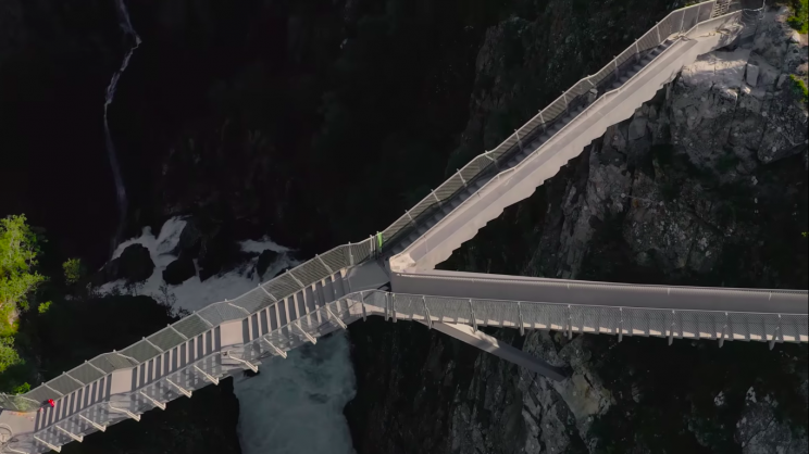 Norway's New 154-Feet-Long 'Step-Bridge' Is an Architectural Marvel Norway's New 154-Feet-Long 'Step-Bridge' Is an Architectural Marvel