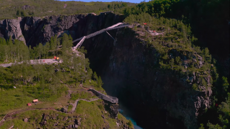 Norway's New 154-Feet-Long 'Step-Bridge' Is an Architectural Marvel Norway's New 154-Feet-Long 'Step-Bridge' Is an Architectural Marvel