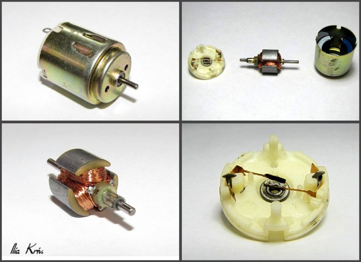 dc brushed motor gubbins