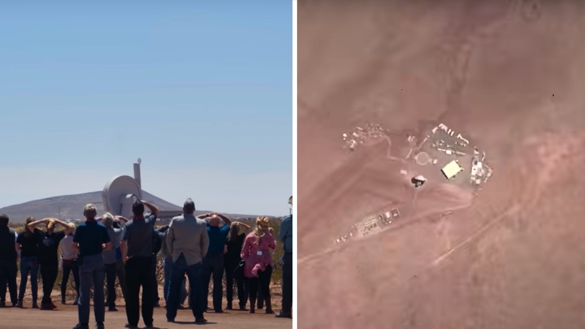 SpinLaunch video shows a firstperson perspective of a catapult space