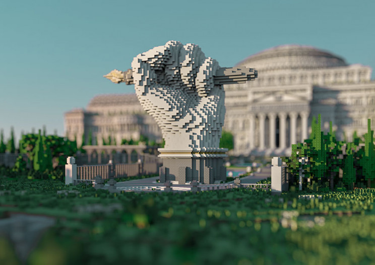 Minecraft Constructs Virtual Library for Uncensored Journalism Minecraft Constructs Virtual Library for Uncensored Journalism