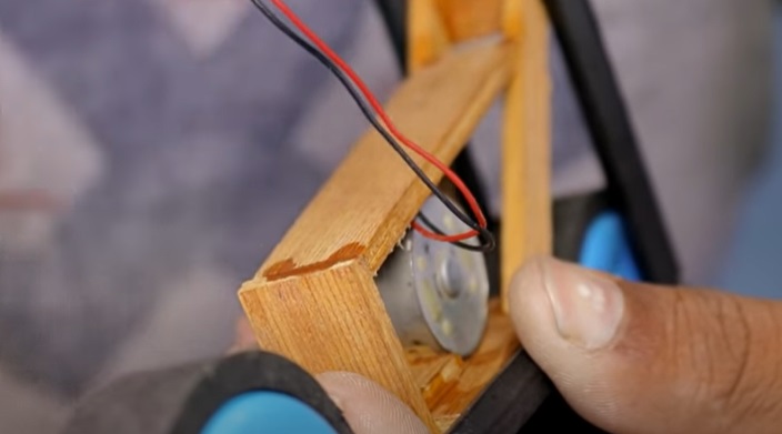 diy mini e-bike wooden frame