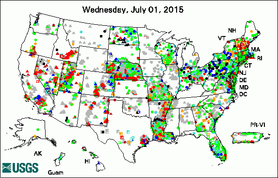 usgs active groundwater level network