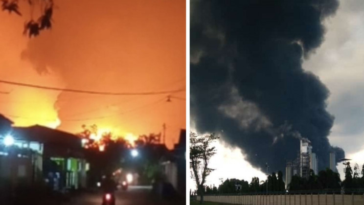 Watch Oil Refinery Blow Up After Possibly Getting Struck by Lightning