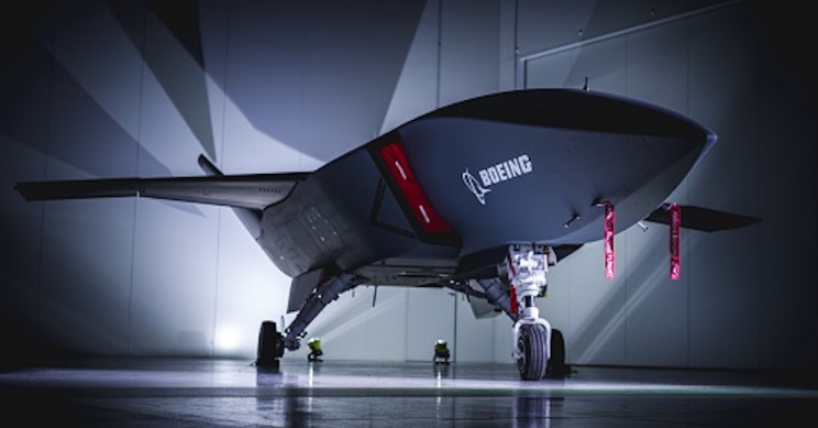 Futuristic Combat Drone 'Loyal Wingman' by Boeing Rolls Out