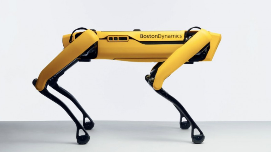 boston dynamics robot dog dancing