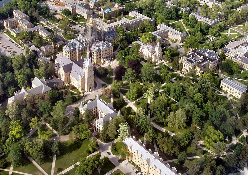 amazing university campuses notre dame