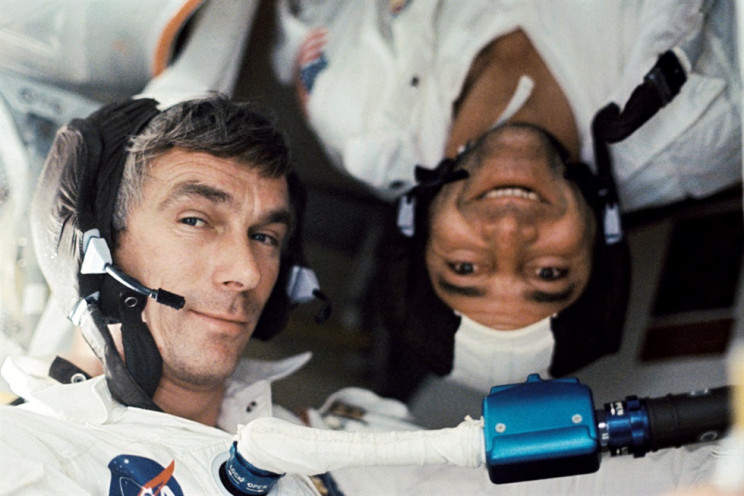 Eugene Cernan Apollo 17 module