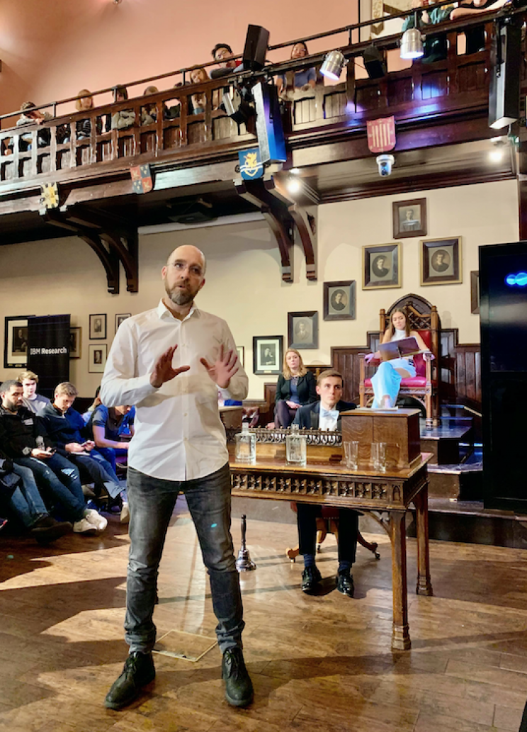 IBM Robot Discusses the Dangers of AI at Cambridge Union Debate IBM Robot Discusses the Dangers of AI at Cambridge Union Debate