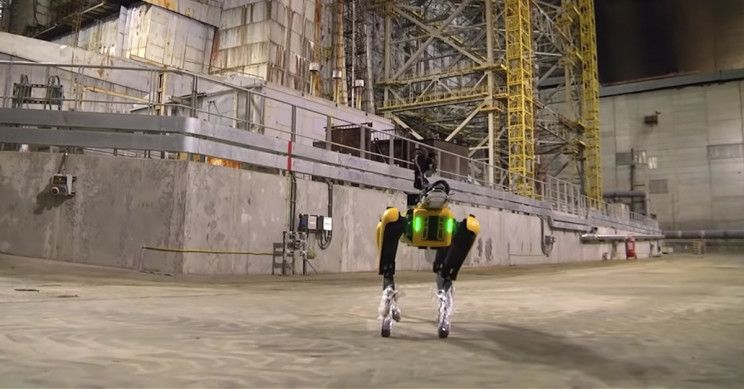Spot the Robot Dog Seen at Chernobyl Nuclear Power Plant