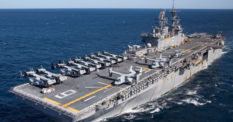 US Navy Decommissions USS Bonhomme Richard Assault Ship after Fire