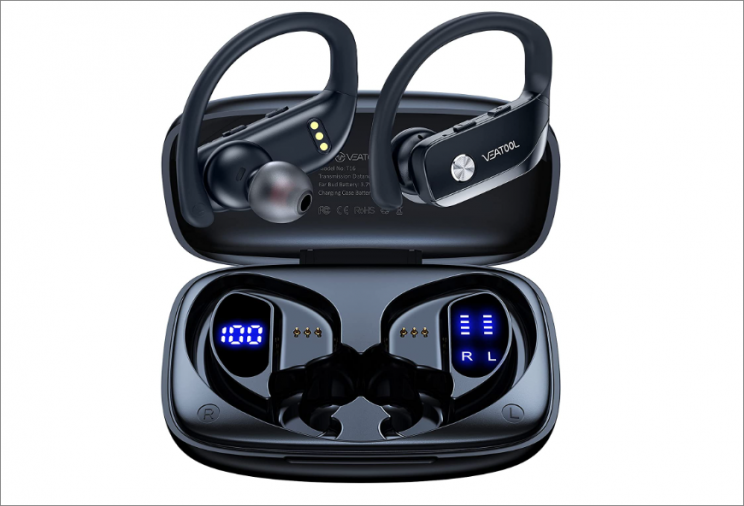 Bamnl Wireless Headphones Earbuds in a case