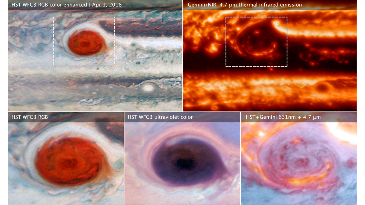 Striking High-Res Photos of Jupiter Show Holes in Its Great Red Spot Striking High-Res Photos of Jupiter Show Holes in Its Great Red Spot
