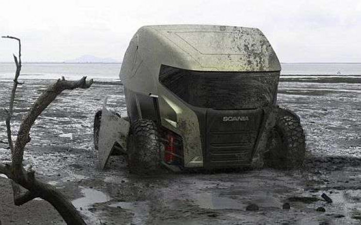 futuristic truck designs motion