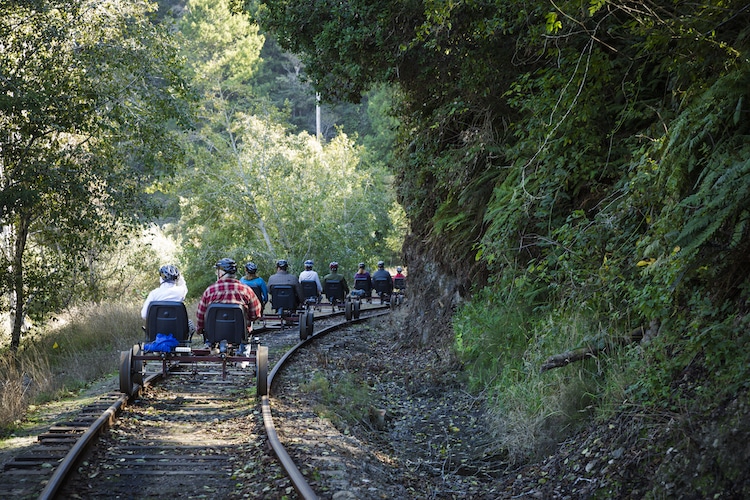 Pedal Through Unused Train Tracks with Electric-Powered Railbikes Pedal Through Unused Train Tracks with Electric-Powered Railbikes