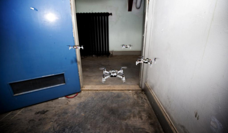 New Algorithm Allows a Swarm of Mini Drones to Fly Together New Algorithm Allows a Swarm of Mini Drones to Fly Together