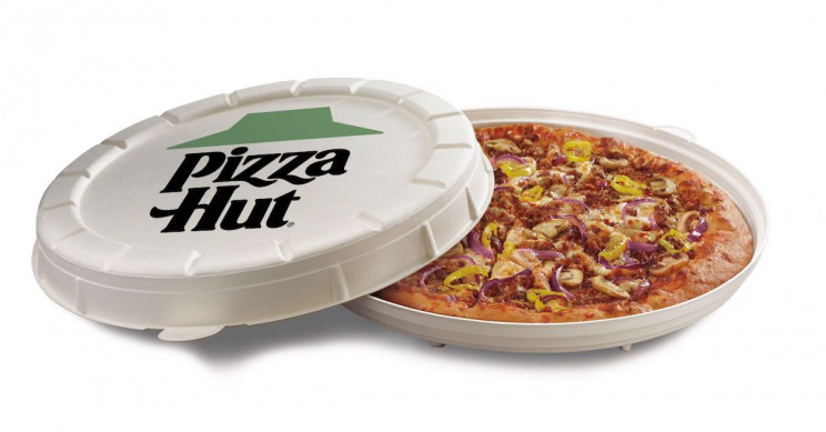 Pizza Hut Is Testing Round Pizza Boxes and Plant-Based 'Meat' Toppings Pizza Hut Is Testing Round Pizza Boxes and Plant-Based 'Meat' Toppings