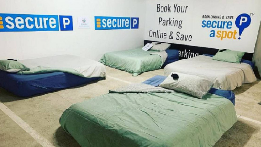Australian Charity Turns Parking Lot Into Night Time Haven For